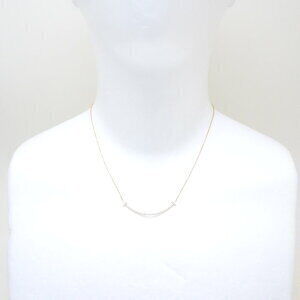 Tiffany Smile Necklace Diamond Yellow Gold